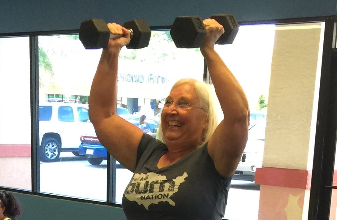 Miss Beverly at Burn Boot Camp!