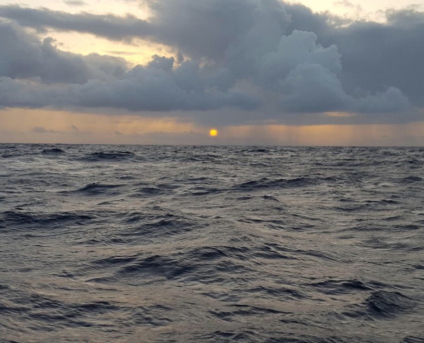 Sunrise in the Carribbean